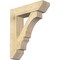Ekena Millwork Balboa Slat Rough Sawn Bracket w/ Offset Brace, Douglas Fir, 8"W x 30"D x 36"H BKT0806X30X36BOA06RDF - alternate 1